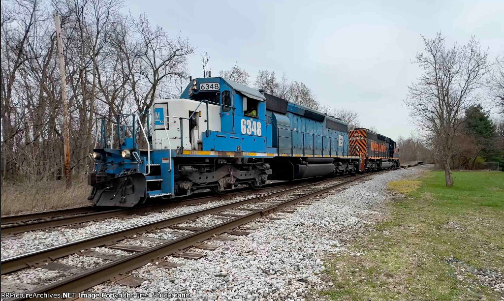 WE 6348 now leads going home.